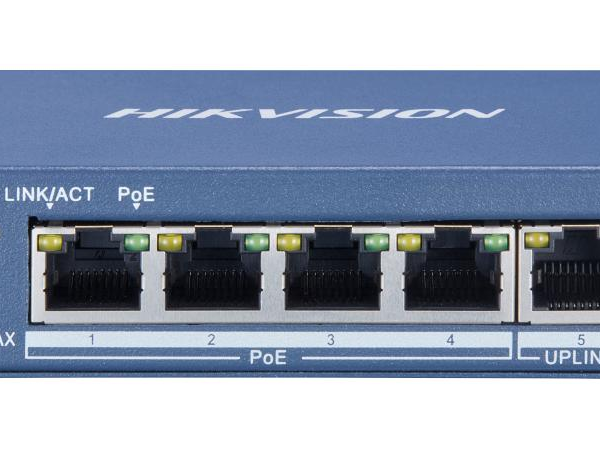 Hikvision 4 Port Gigabit POE Switch