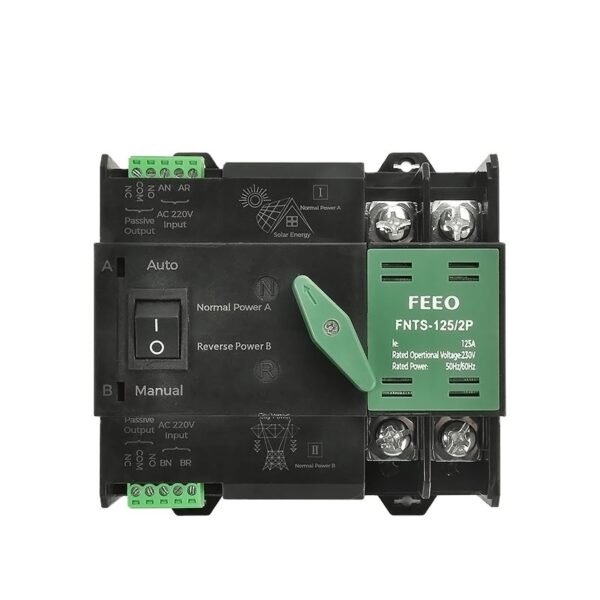 125A 2P Automatic Changeover Switch