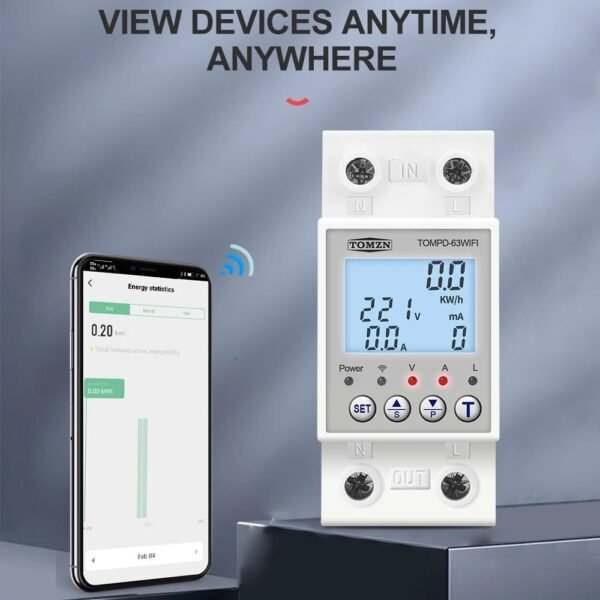 TOMZN WIFI Breaker 63A